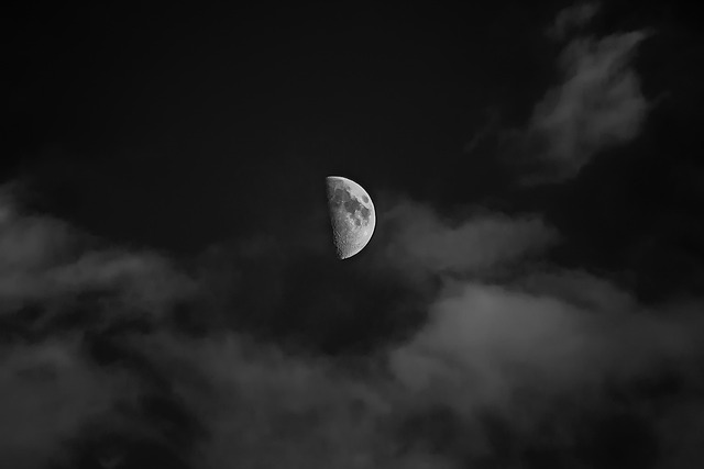 星空と夜空